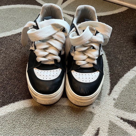 Naked Wolfe Black and White Sneakers - Picture 5 of 9